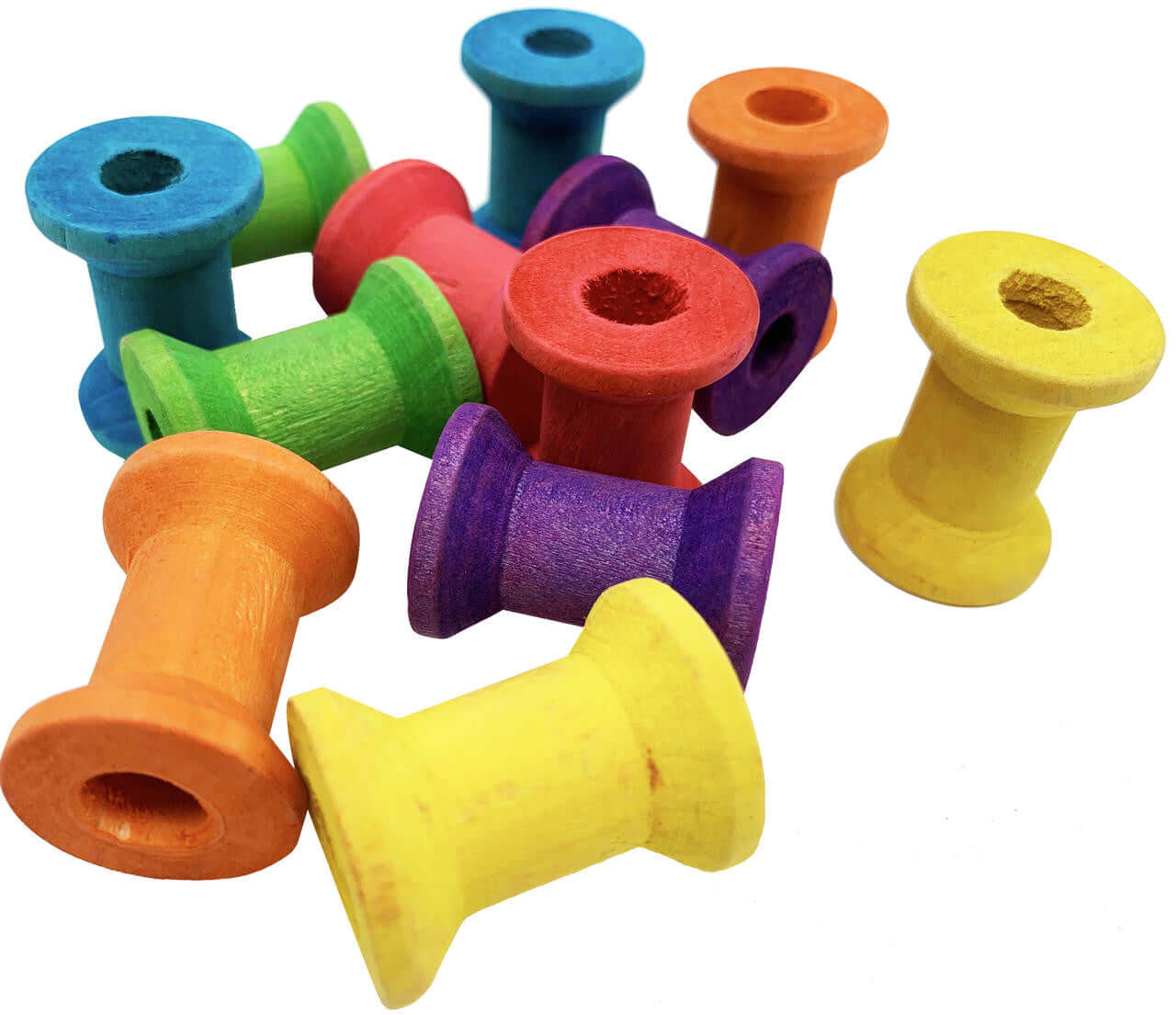 2103 pk12 Wood Bobbin - Bonka Bird Toys