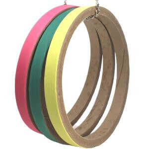 2109 Pk3 Chew 8-Inch Bagels - Bonka Bird Toys