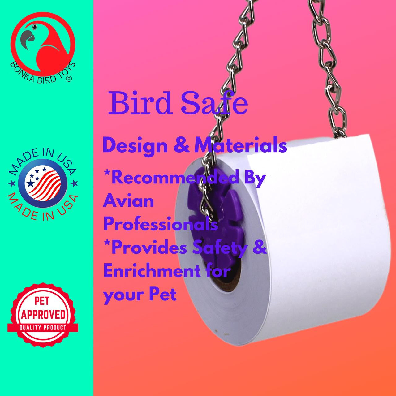 2310 Mini Shred Roller - Bonka Bird Toys