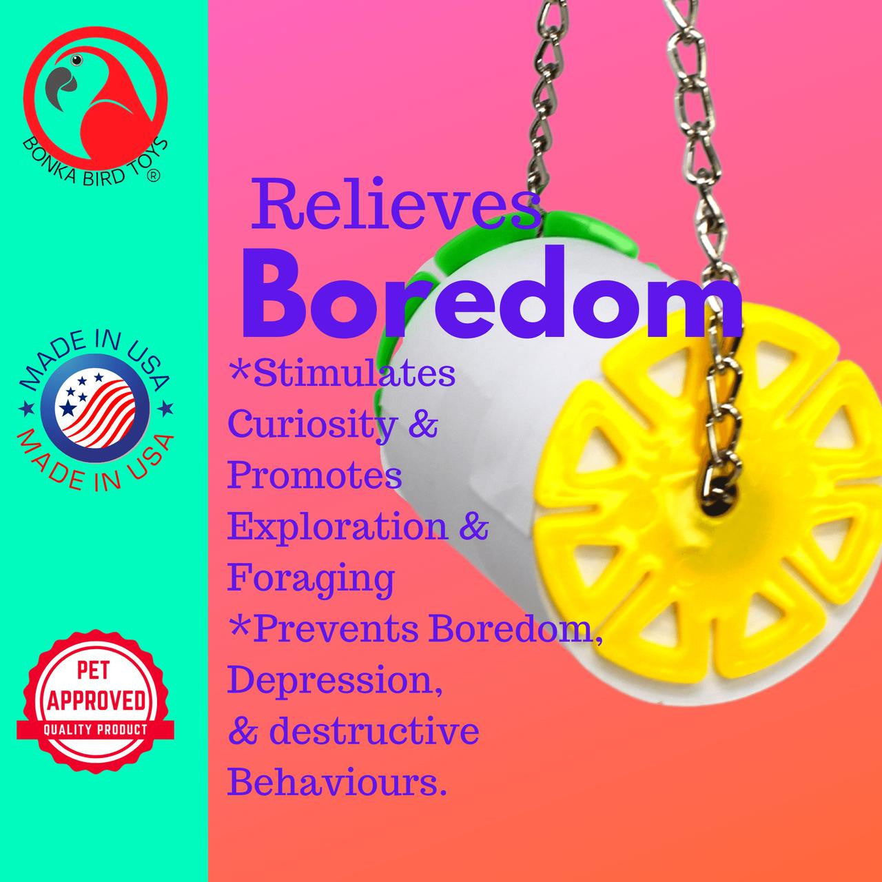 2311 Large Shred Roller - Bonka Bird Toys