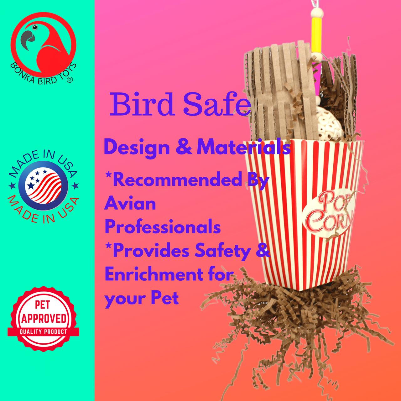 2319 Sola Popcorn - Bonka Bird Toys