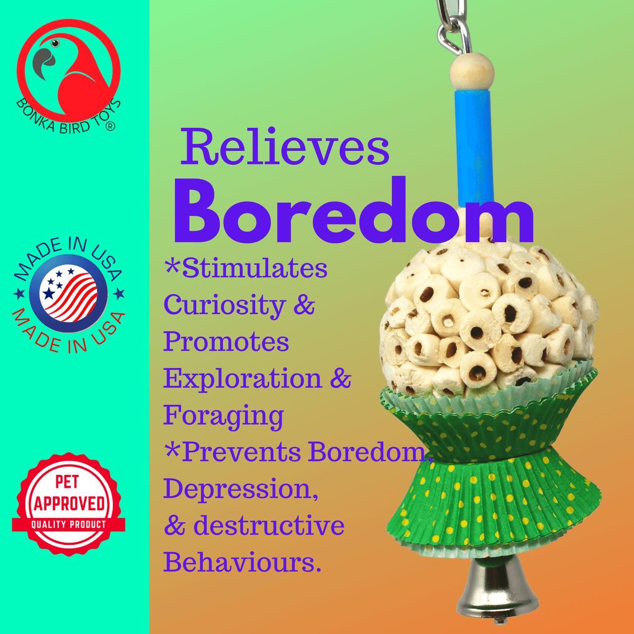 2364 Mini Cake - Bonka Bird Toys