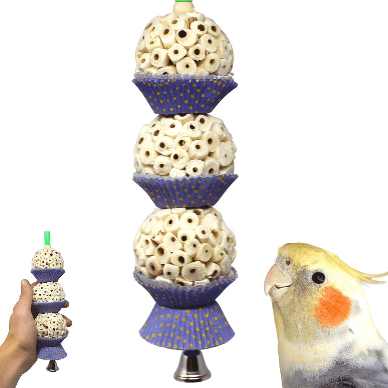 2366 Three Mini Cakes - Bonka Bird Toys