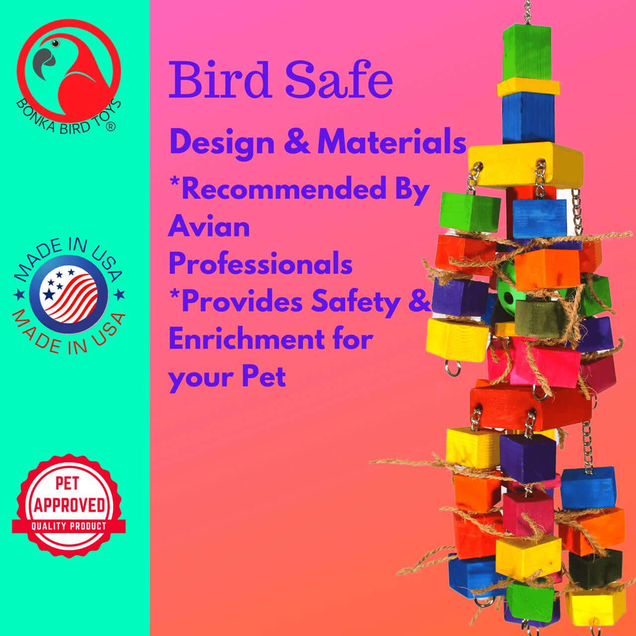 3138 Duo Cubic - Bonka Bird Toys