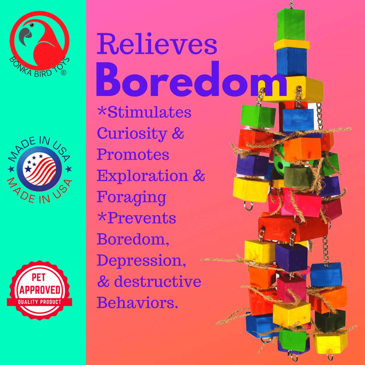 3138 Duo Cubic - Bonka Bird Toys