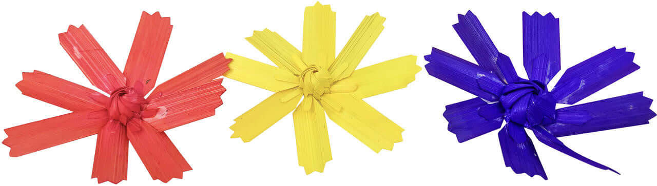 3139 pk3 Bamboo Flower Foot Talon Bird Toys - Bonka Bird Toys