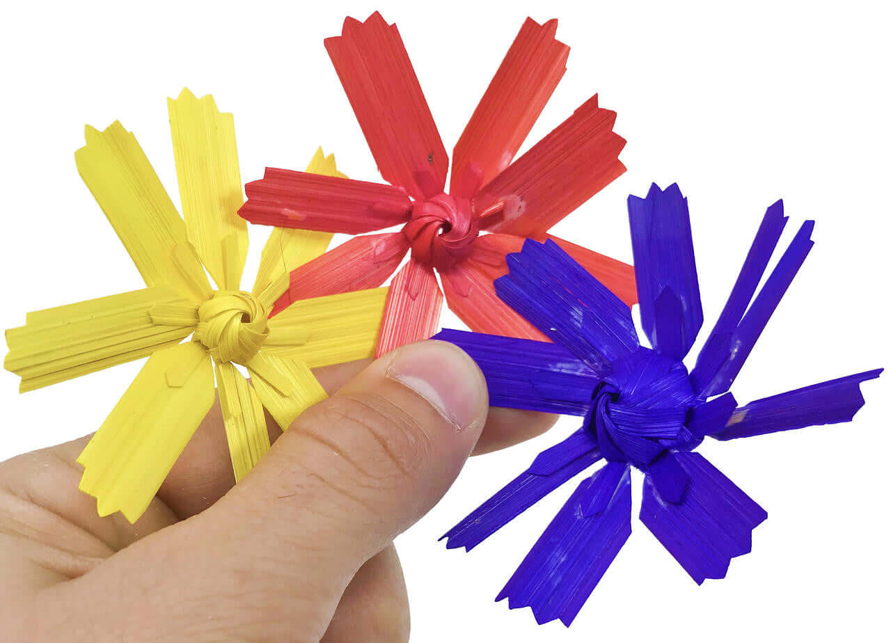 3139 pk3 Bamboo Flower Foot Talon Bird Toys - Bonka Bird Toys