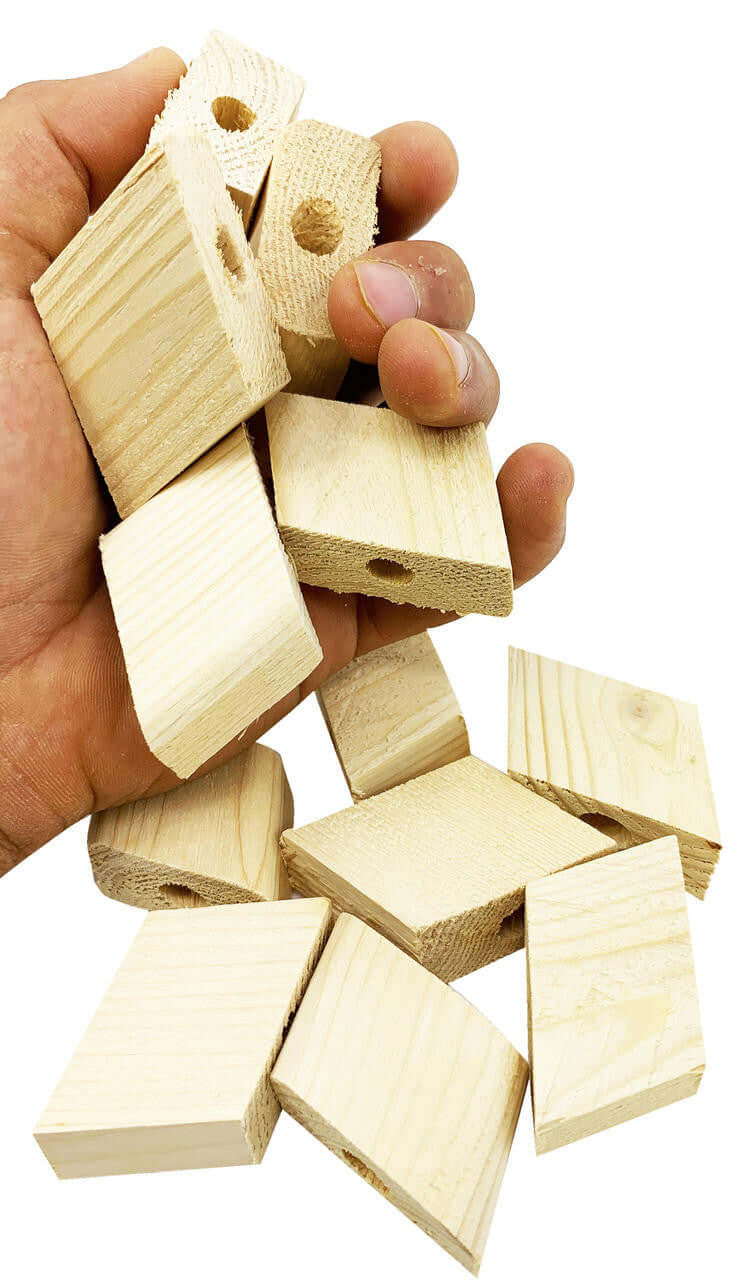 3166 pk12 Natural Zig Zags - Bonka Bird Toys