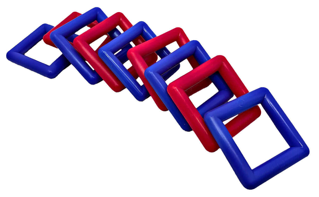 3273 Pack 9 2" Plastic Square - Bonka Bird Toys