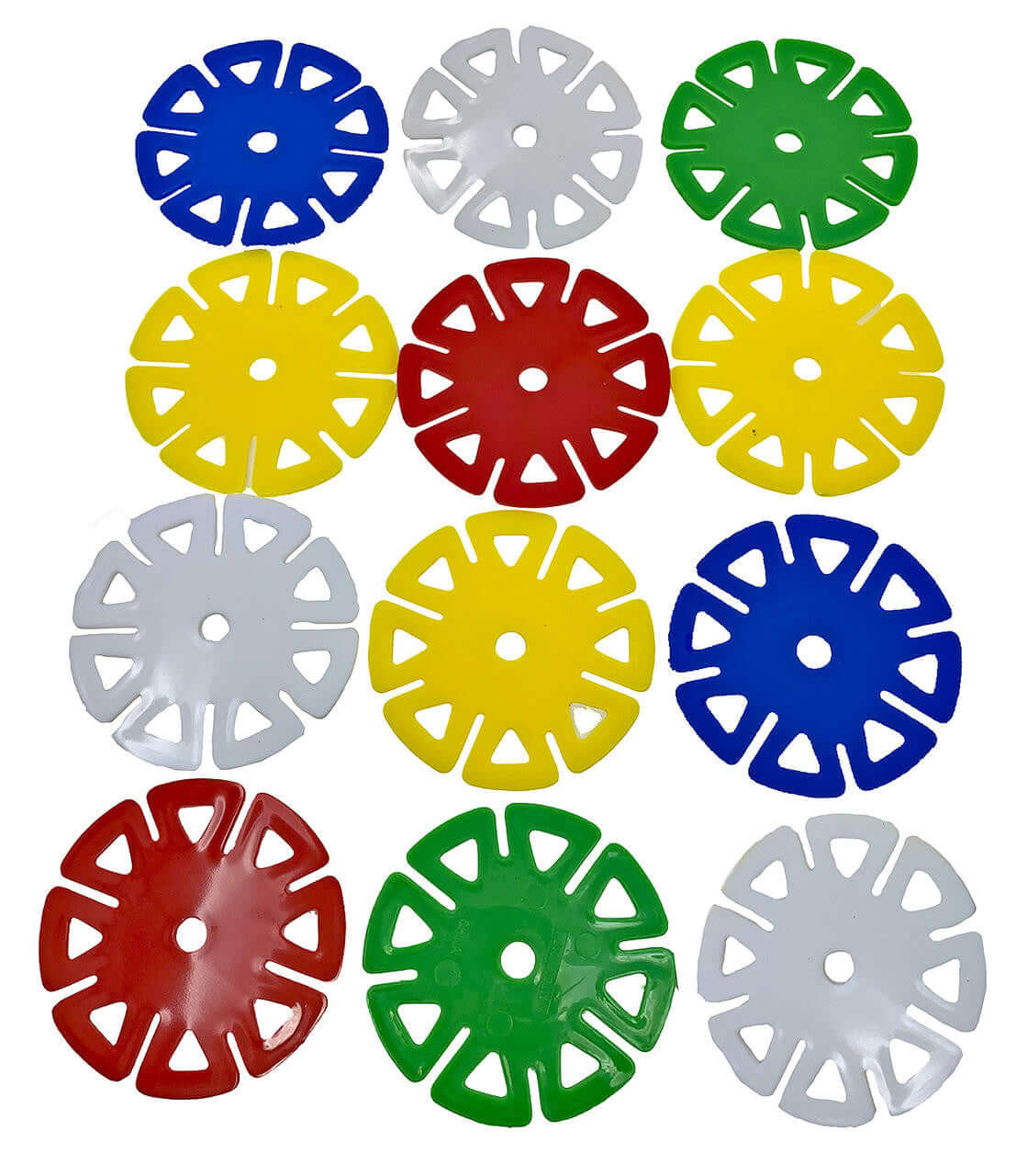 3274 PK12 Round Snowflakes 2.5" - Bonka Bird Toys