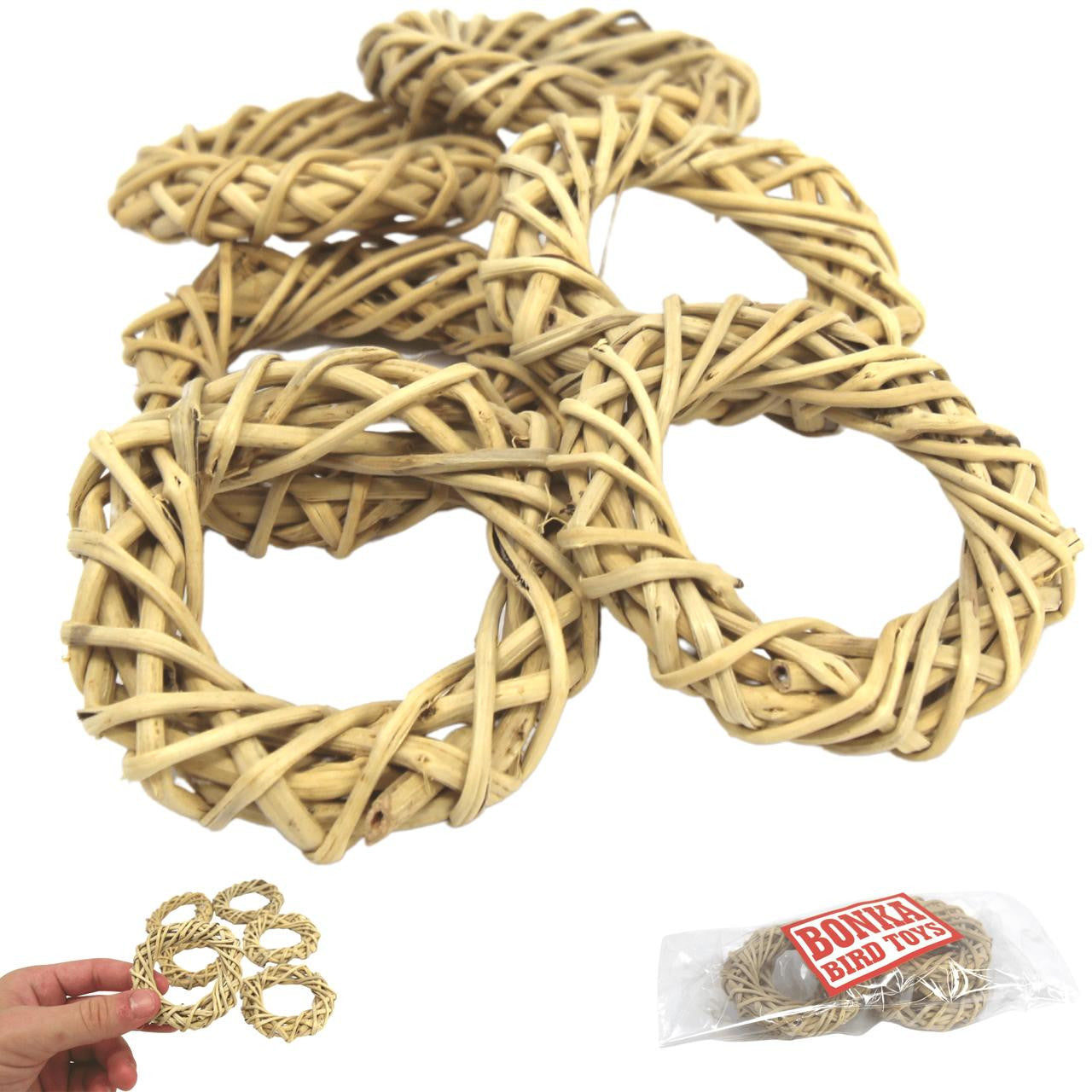 3331 Pk6 Medium Vine Wreath - Bonka Bird Toys