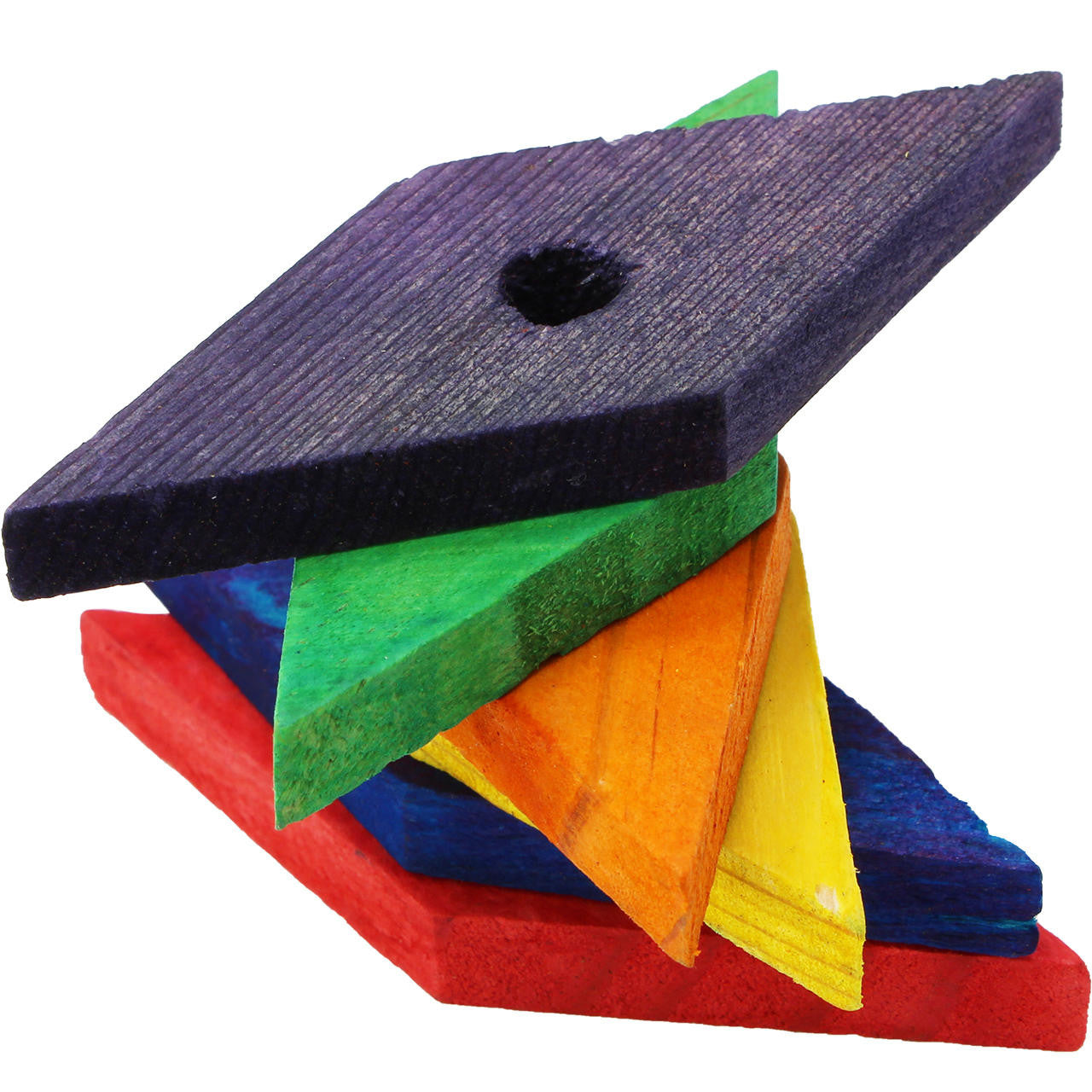 3414 Pk6 Diamond Wood - Bonka Bird Toys