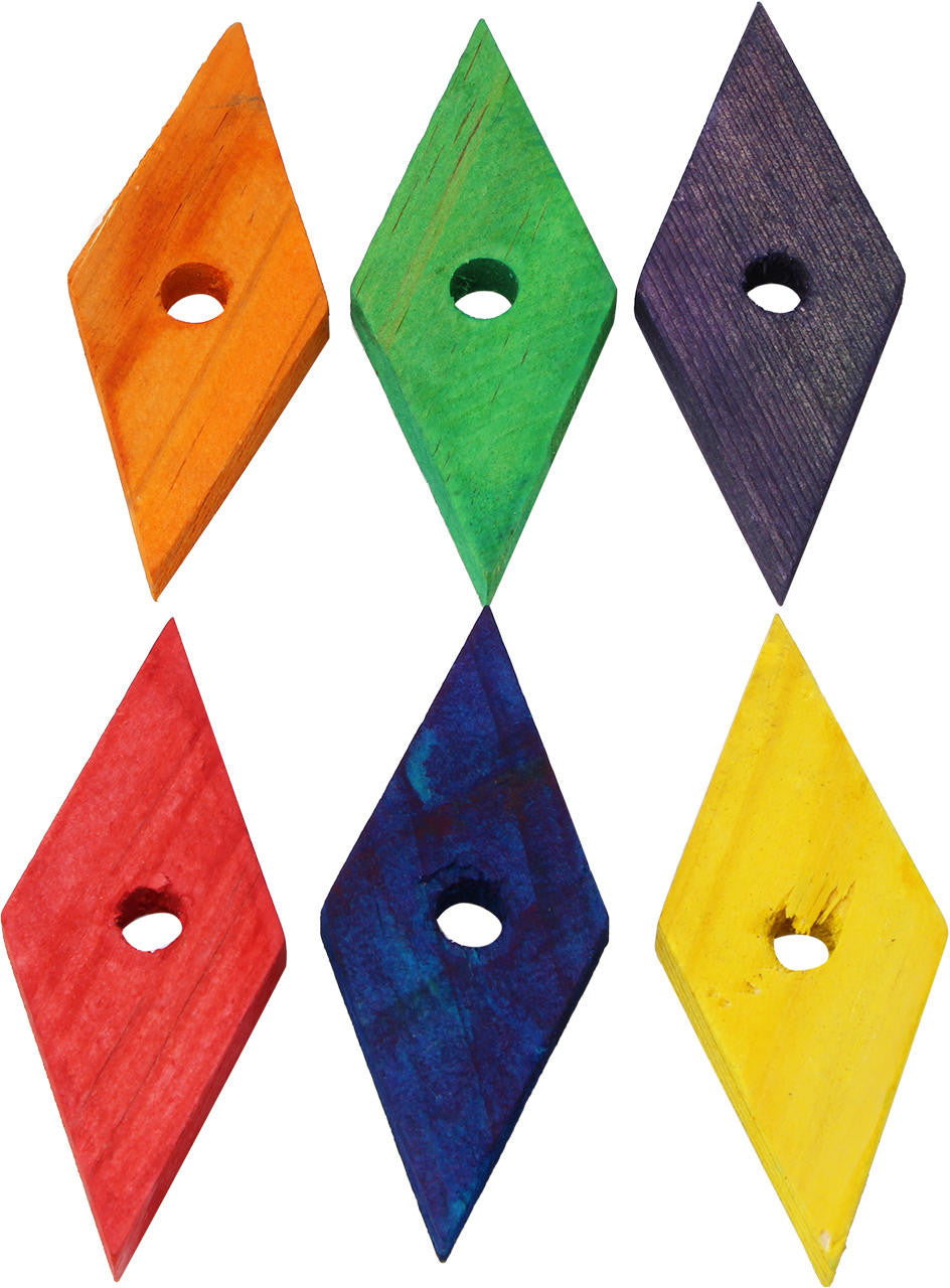 3414 Pk6 Diamond Wood - Bonka Bird Toys