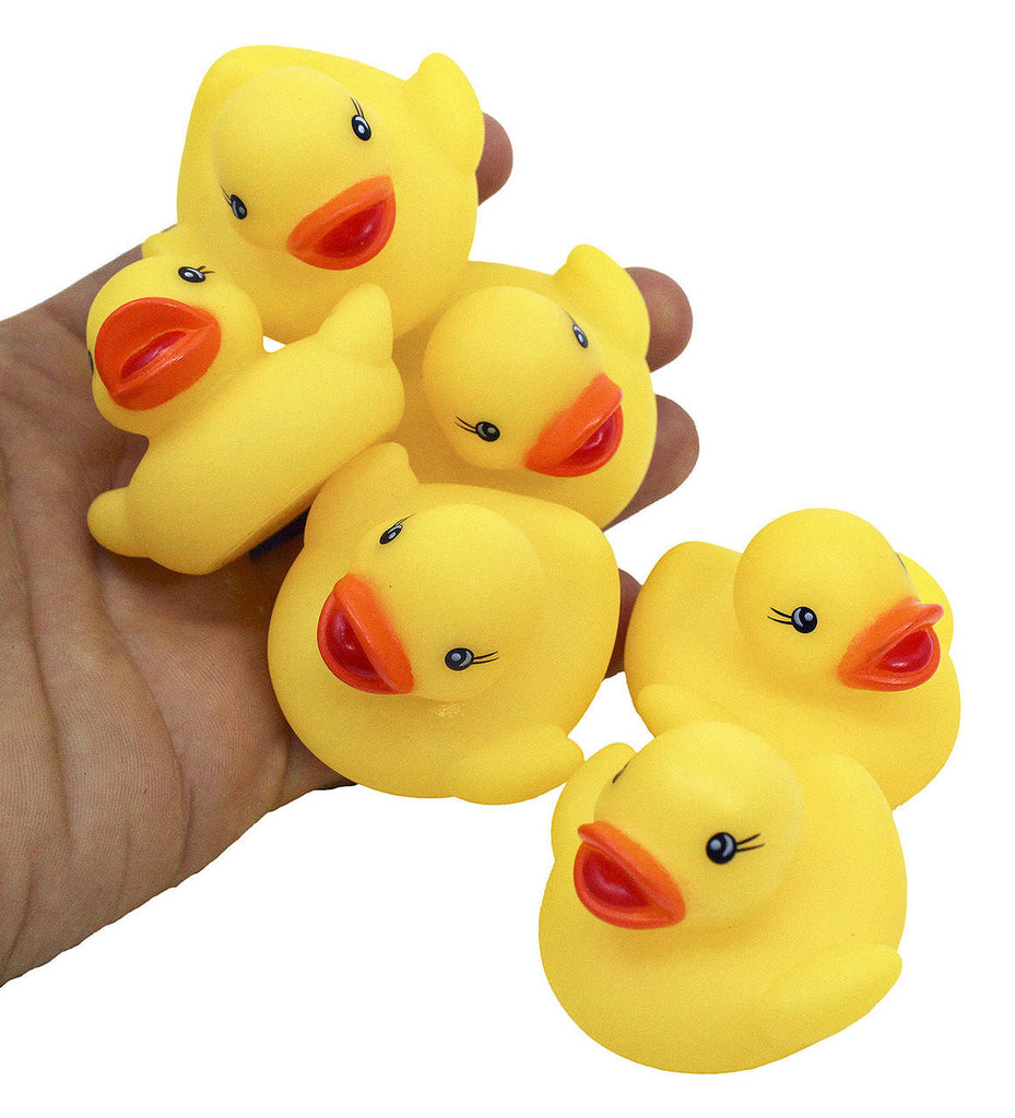 3454 Pk6 Rubber Ducky - Bonka Bird Toys