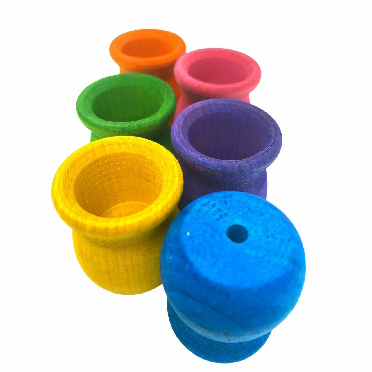 3560 Pk6 Colored Candle Cups - Bonka Bird Toys