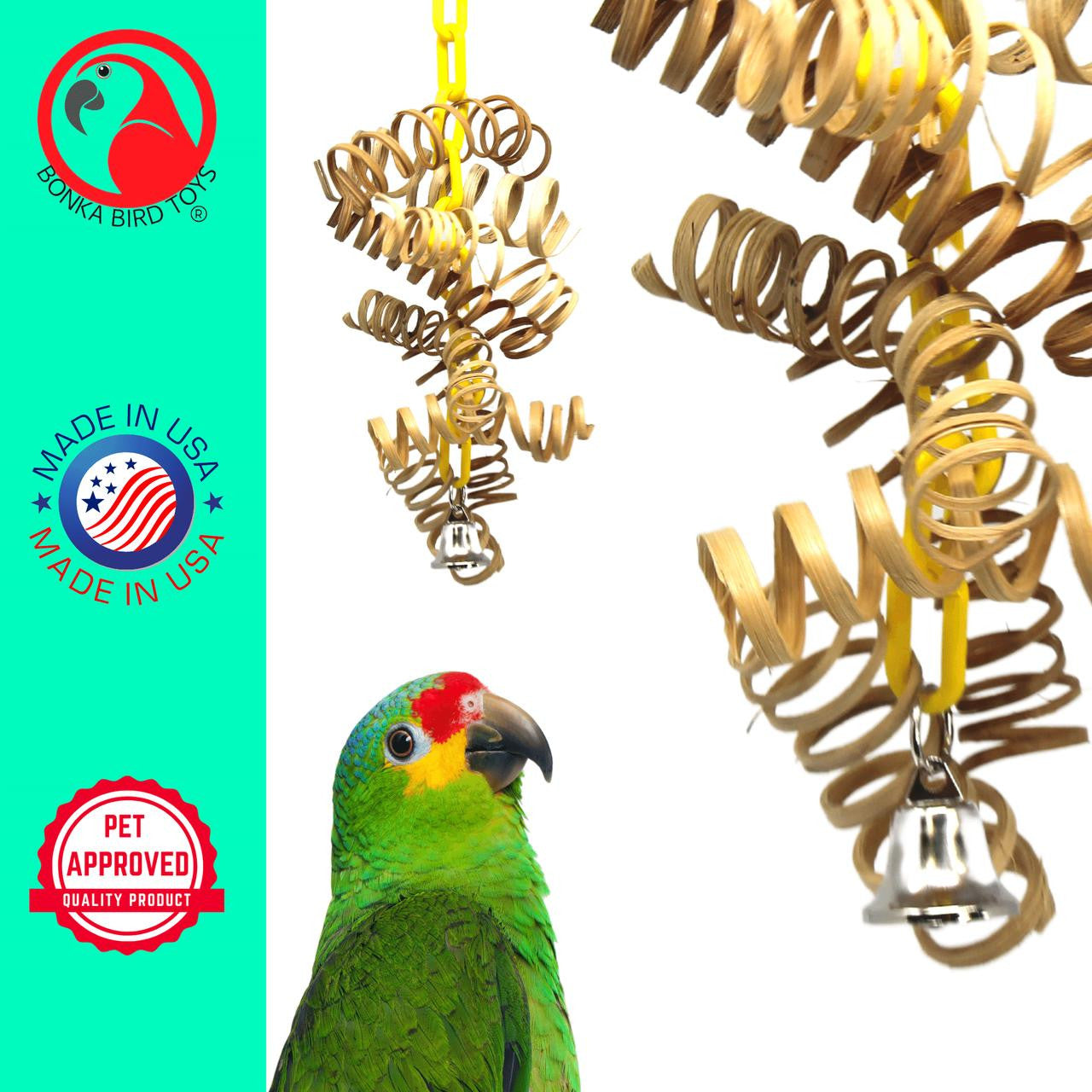 3633 Large Bamboo Spring - Bonka Bird Toys