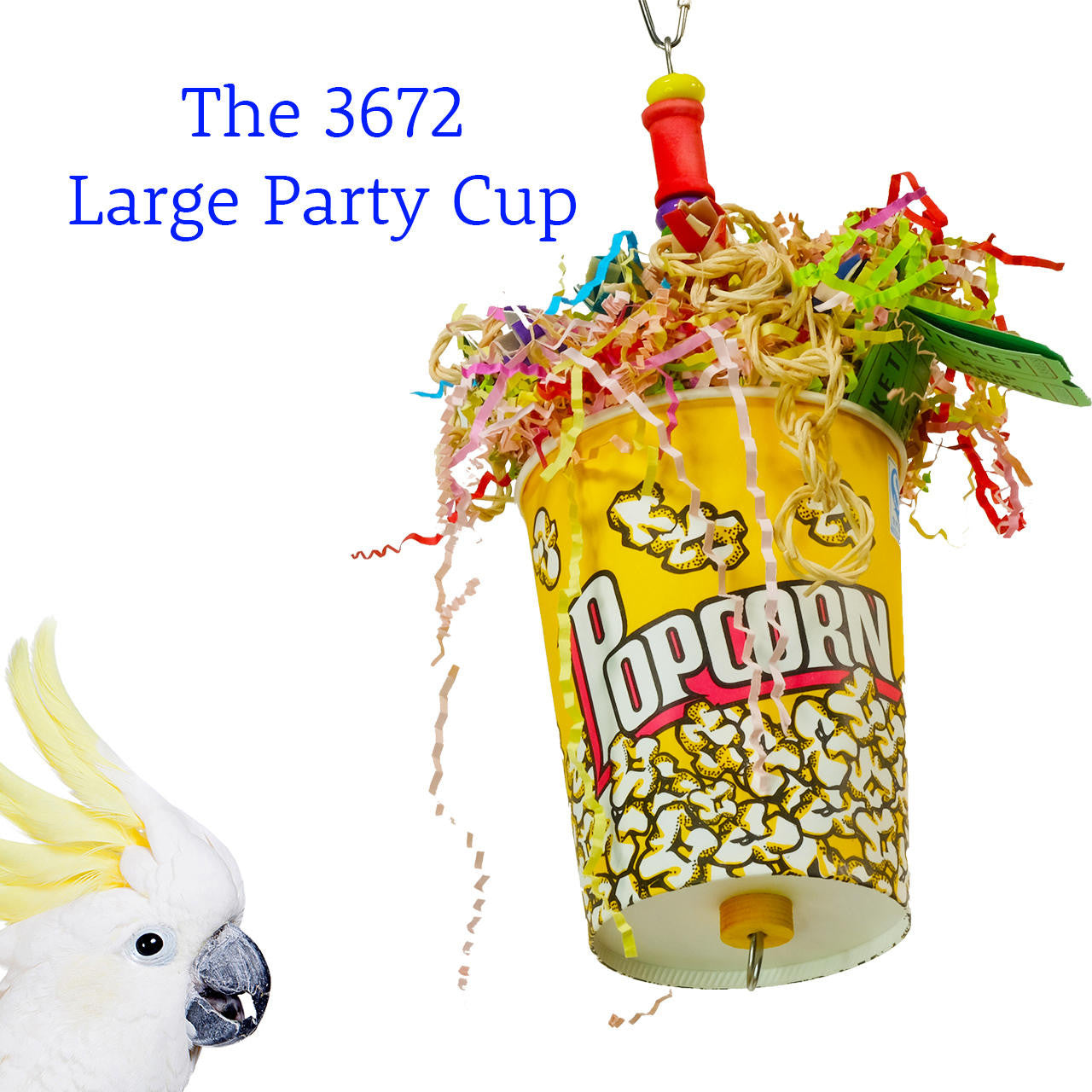 3672 Large Party Cup - Bonka Bird Toys