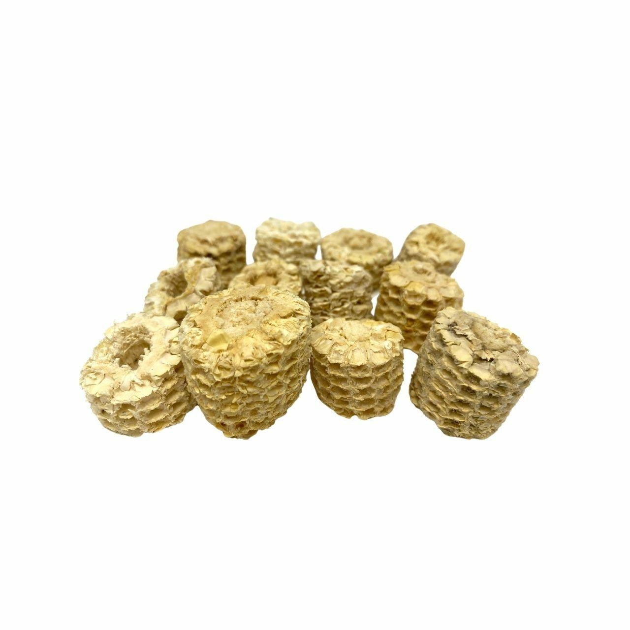 3742 Pk12 Natural Corn Cob Slices - Bonka Bird Toys