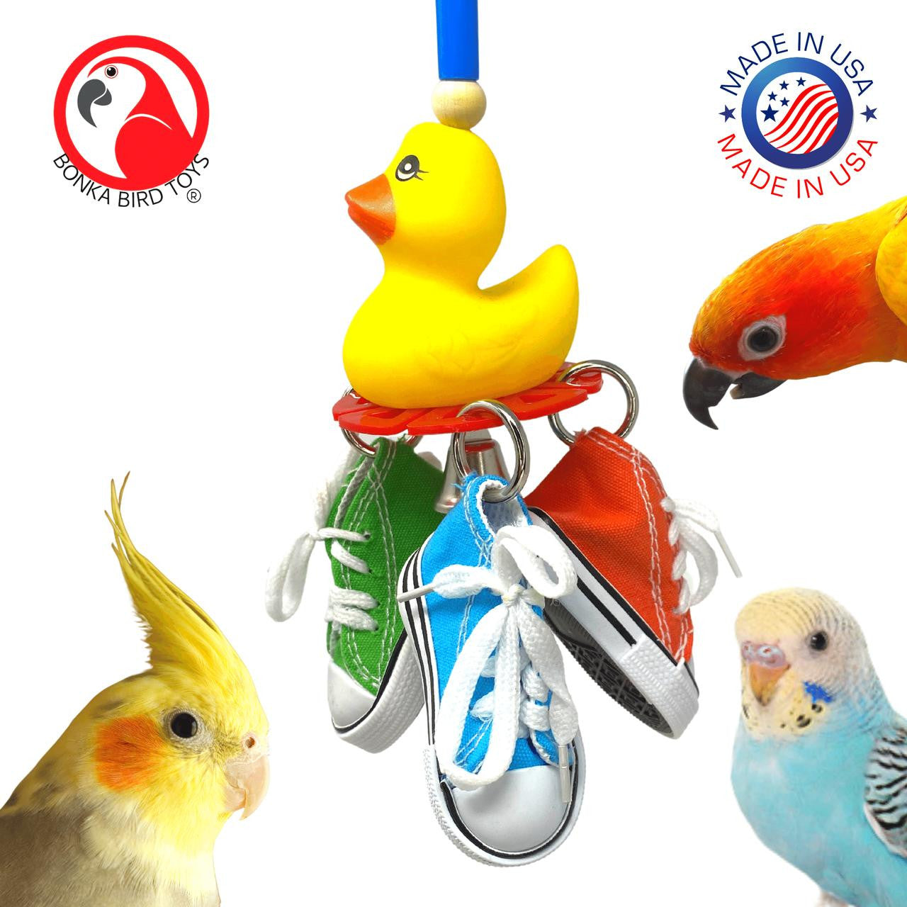 3804 Sneaker Duck - Bonka Bird Toys