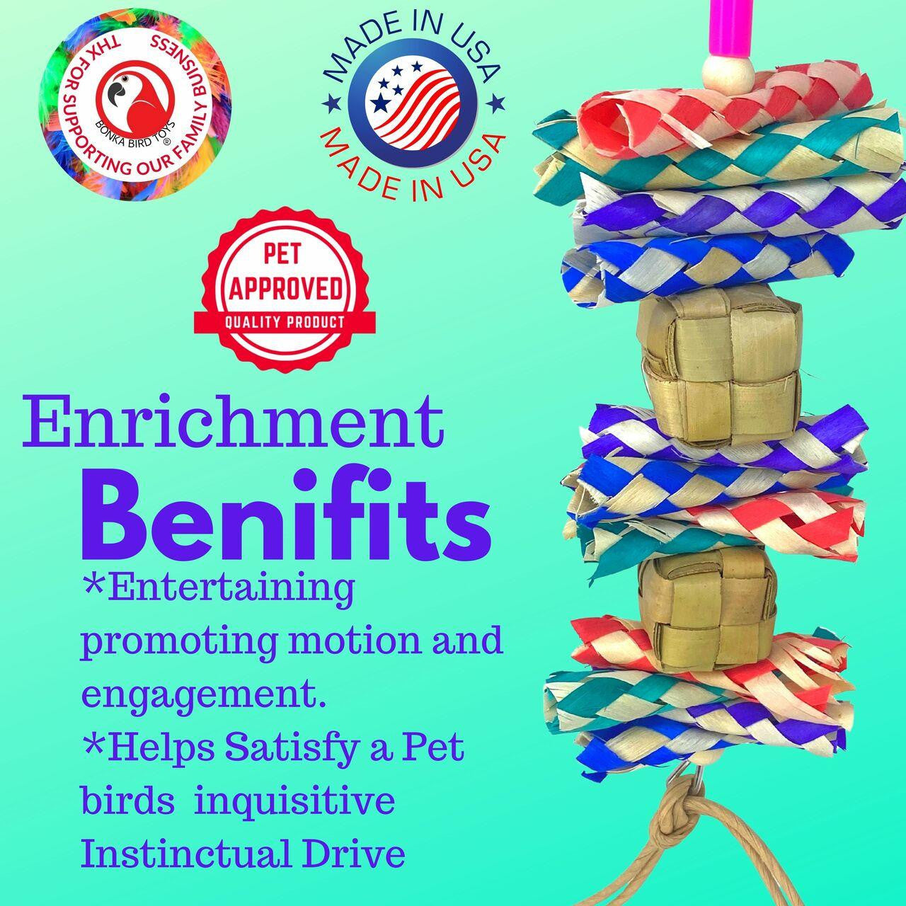 3848 Duo Boxy Cube - Bonka Bird Toys