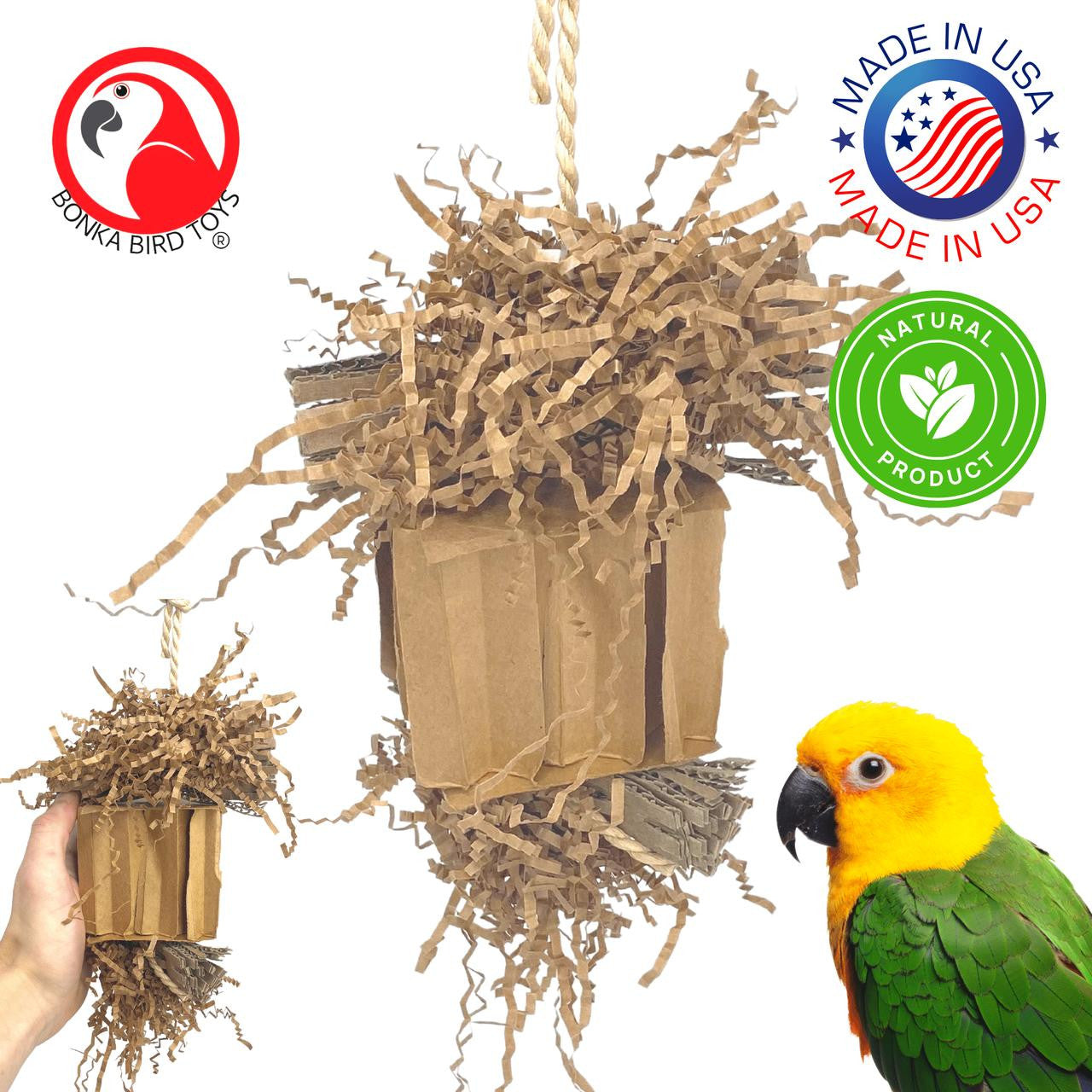 3857 Medium Shreddy Eddy - Bonka Bird Toys