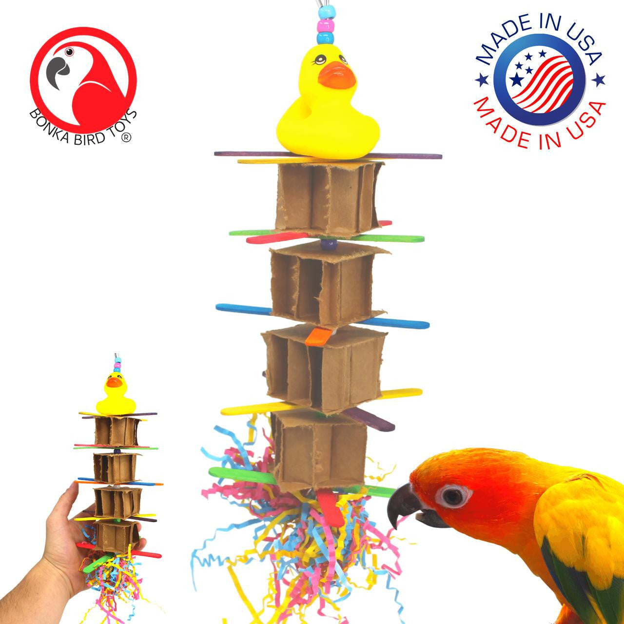 3864 Sticky Duck - Bonka Bird Toys