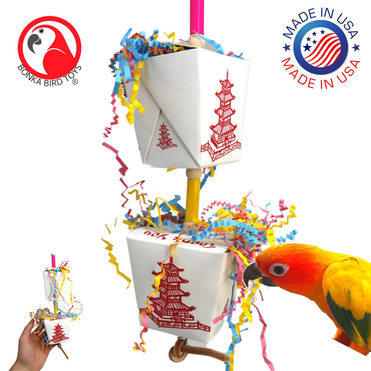 3874 Duo Take Out - Bonka Bird Toys
