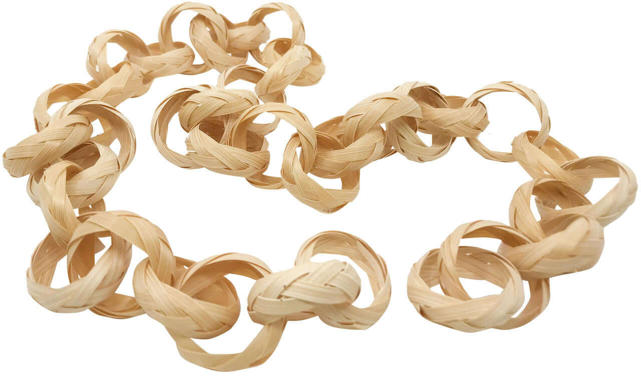 800 Bamboo 30-Inch Chain Foot Talon Craft Part Bird Toy - Bonka Bird Toys