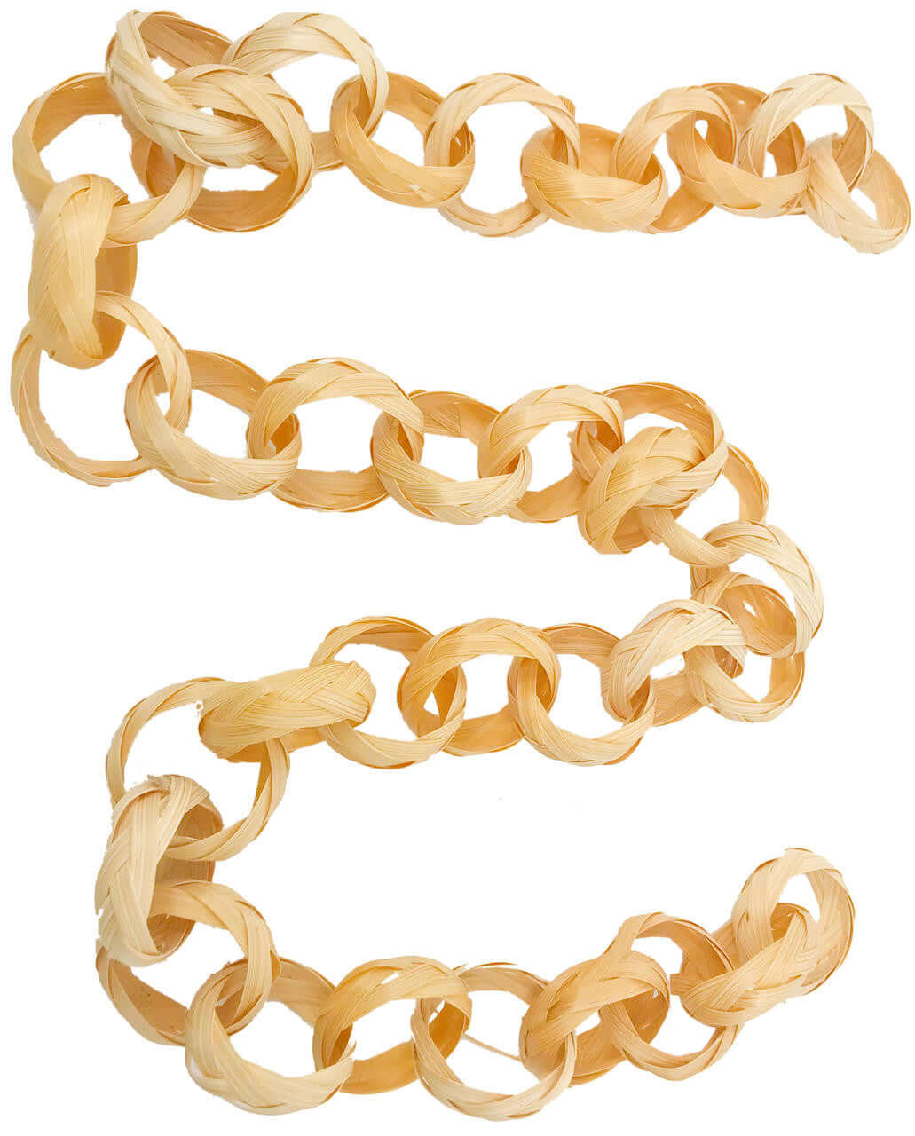 800 Bamboo 30-Inch Chain Foot Talon Craft Part Bird Toy - Bonka Bird Toys