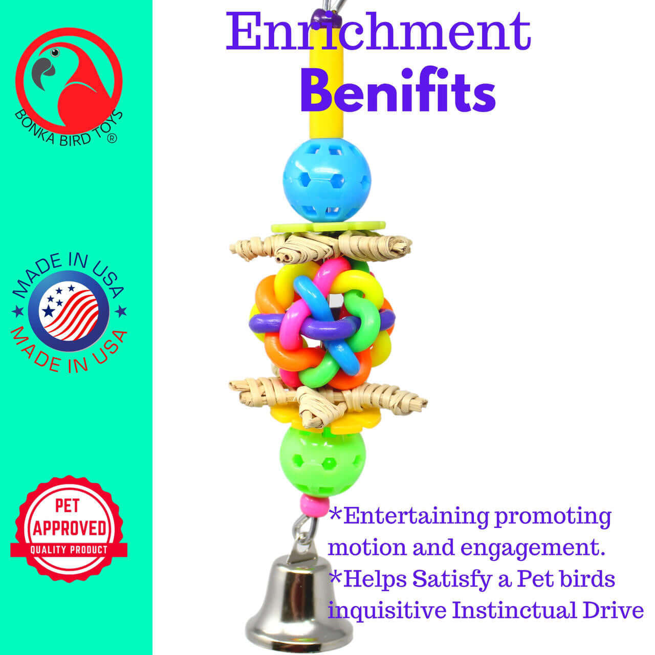 895 Spikey Star - Bonka Bird Toys