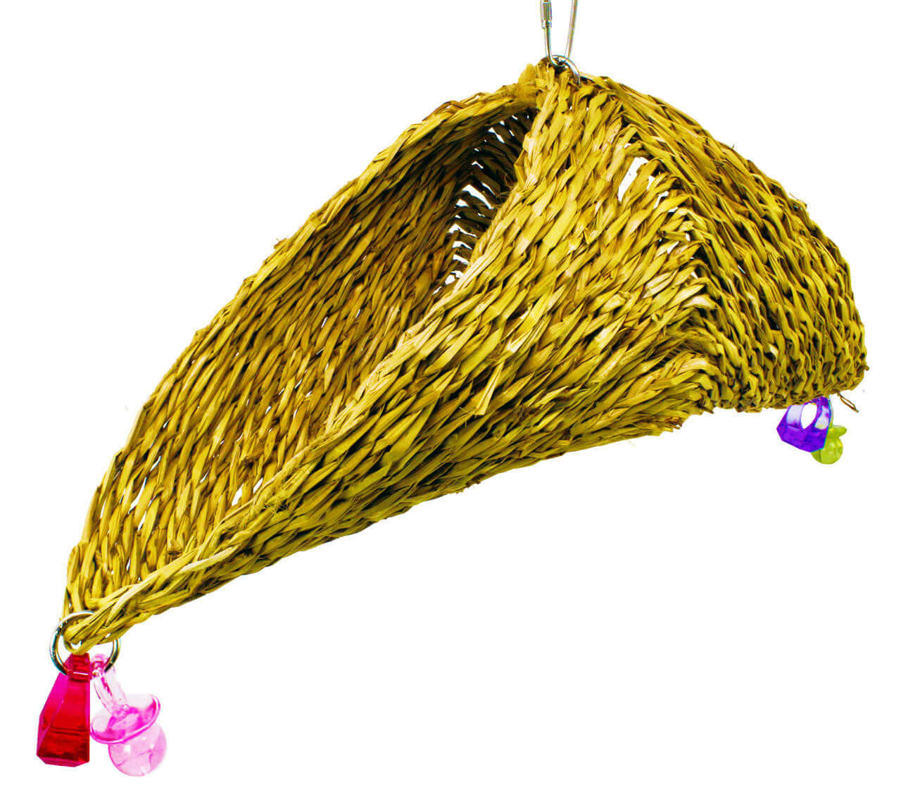 Natural Woven Seagrass Foraging Tunnels - Bonka Bird Toys
