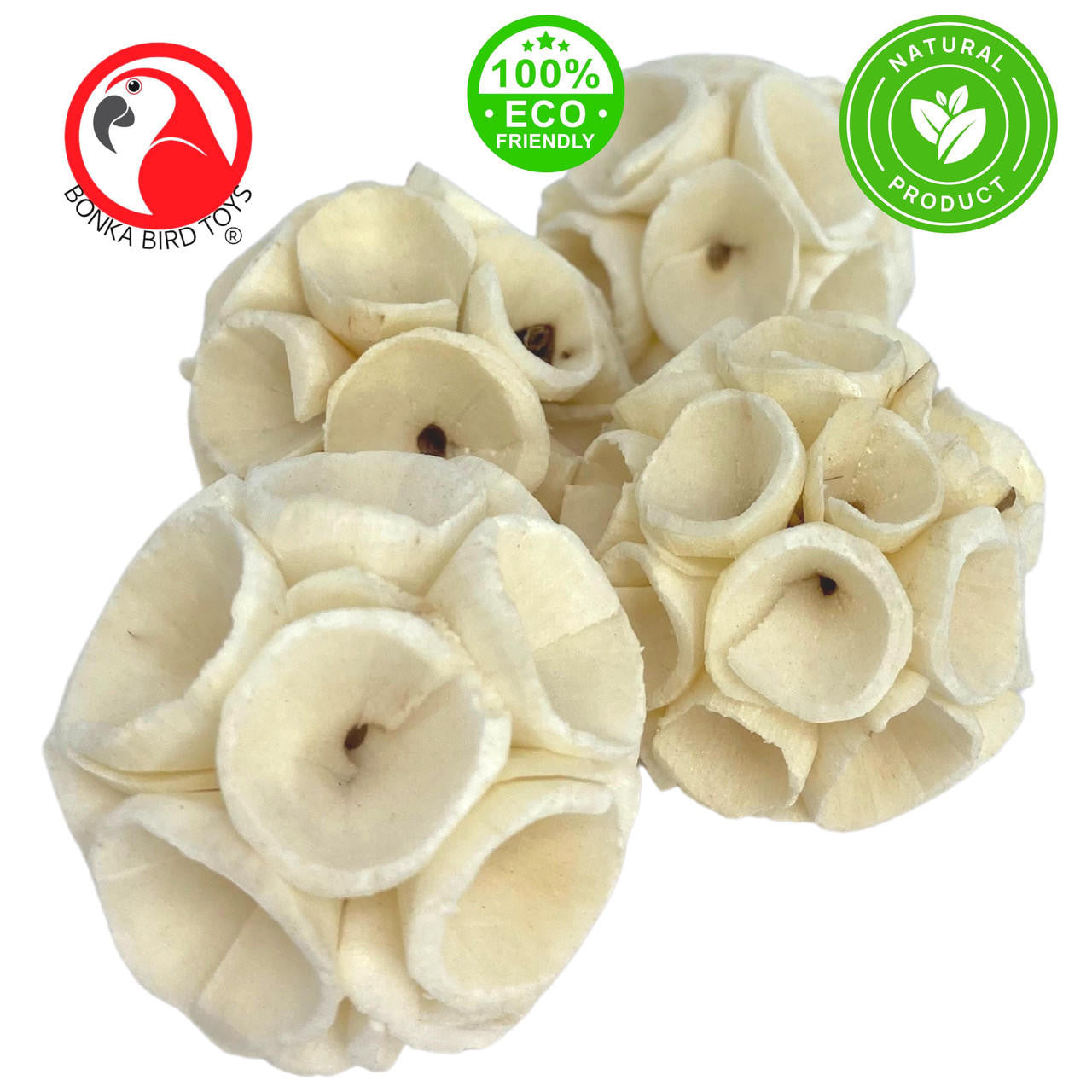 Sola Crepe Balls - Bonka Bird Toys