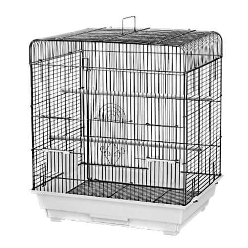 Kings Cages ES 2016 S Square Top Bird Cage 23X20X16 Single - Bonka Bird Toys