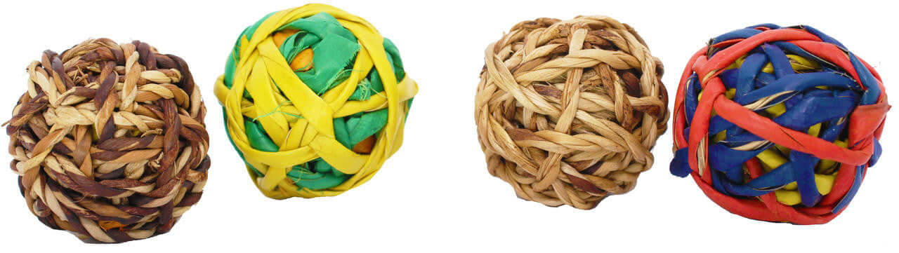 03340 String Ball Foot Toy - Bonka Bird Toys