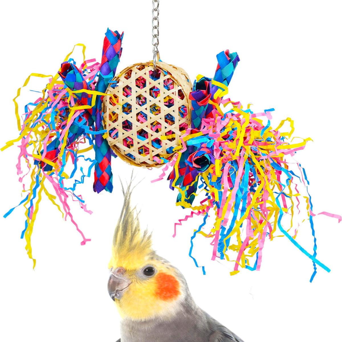 1721 Round Basket a Good Toy for an African Grey Parrot?