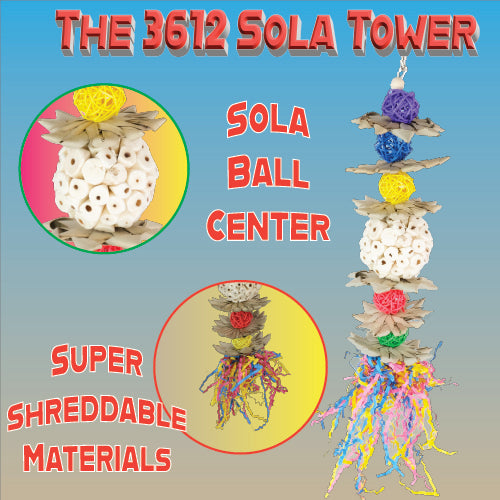 Is the 3612 Sola Tower a Good Toy for My Cockatiel?