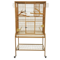 What is the best selling Bird Cage by Bonka Bird Toys - spacious wooden birdcage with multiple perches
