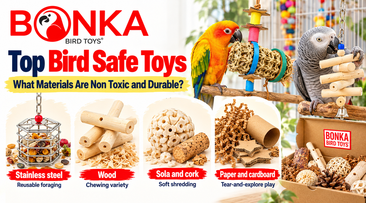 Top Bird-Safe Toys: What Materials Are Non-Toxic & Durable?