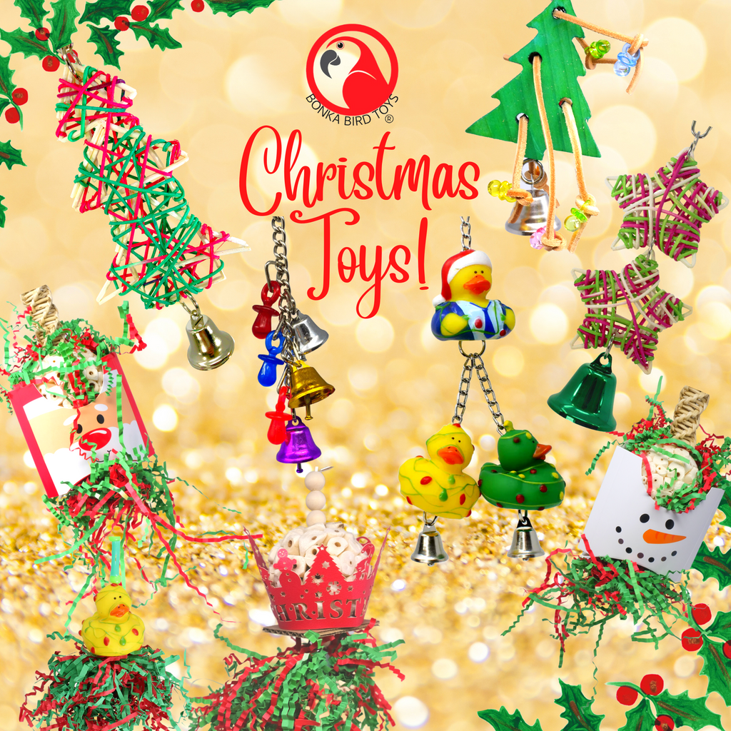 Handmade Christmas Toys by Bonka Bird Toys: Delight Your Feathered Friends this Holiday Season