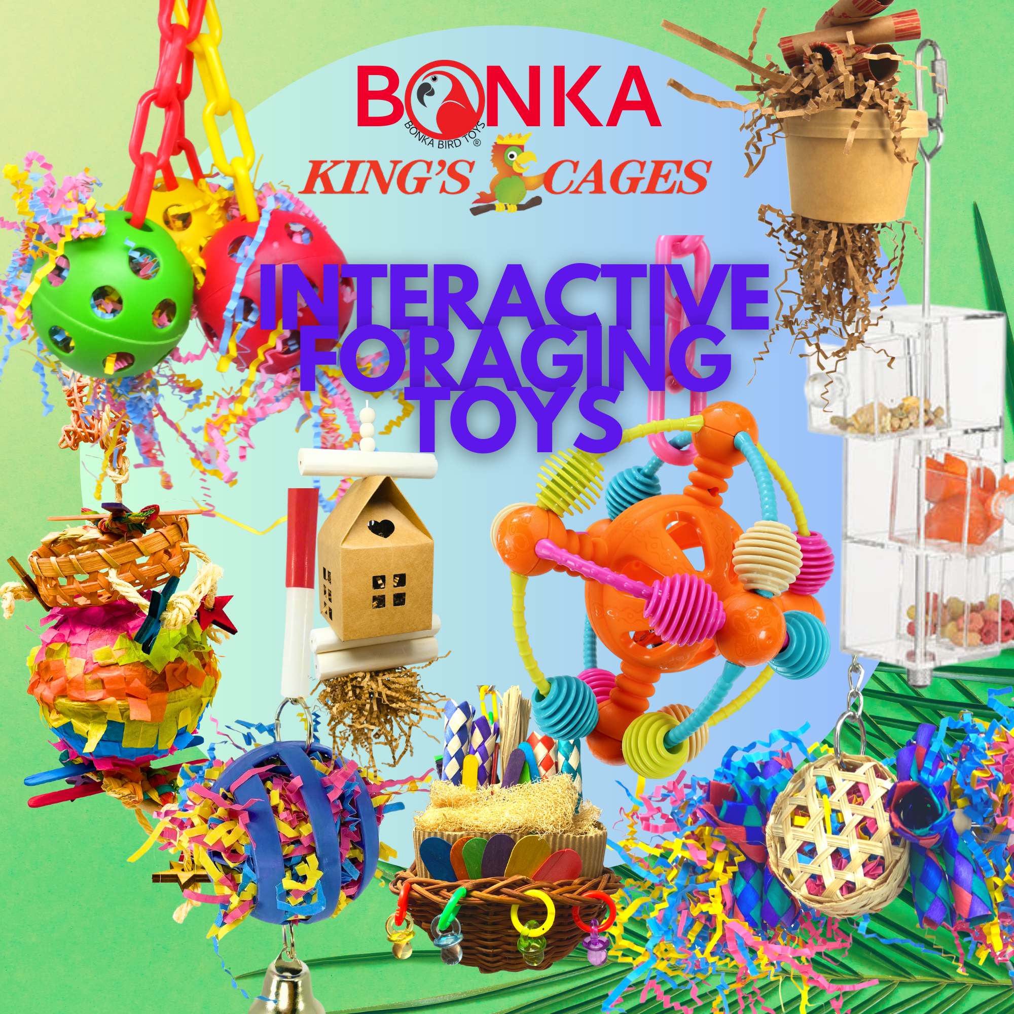 Unlock the Fun: Foraging Bird Toys at Bonka Bird Toys