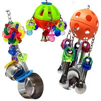 What are great pot and spoon bird toys?