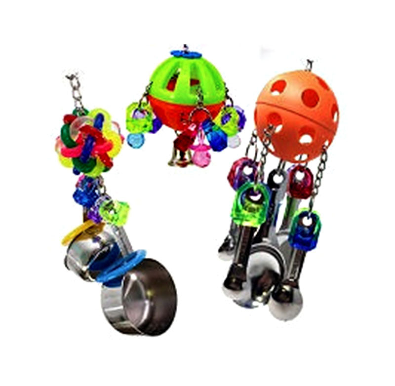 What are great pot and spoon bird toys?