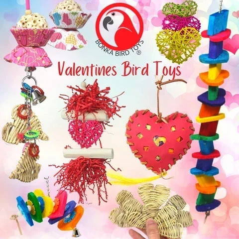 Valentines Bird Toys