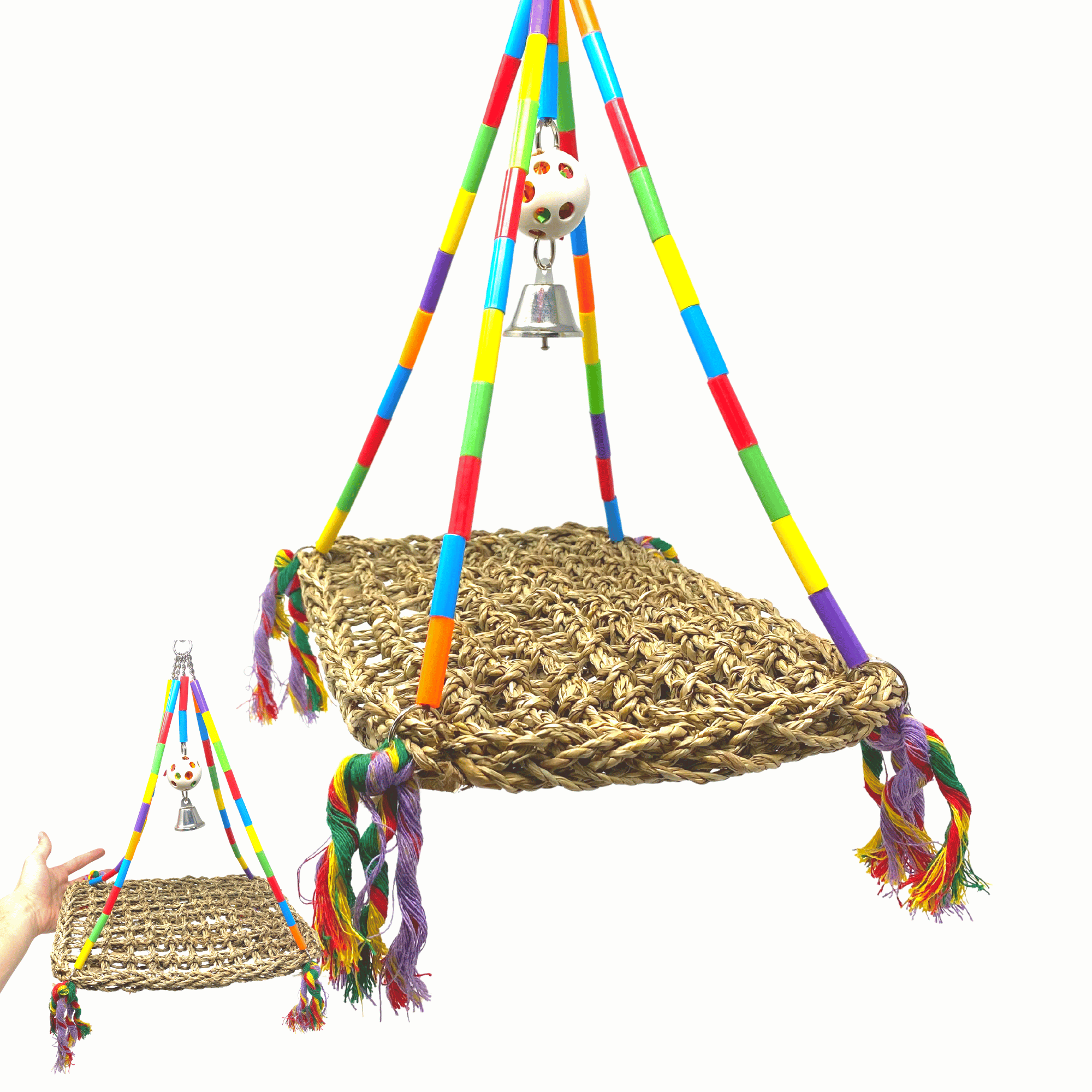 2164 Large Rainbow Mat - Bonka Bird Toys