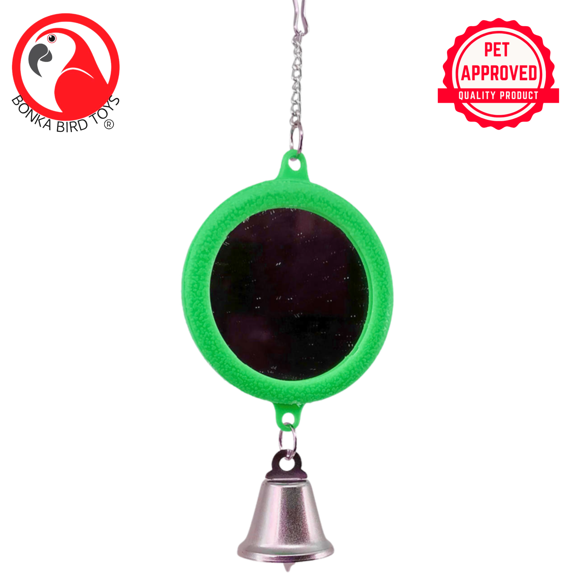 36413 Small Round Mirror - Bonka Bird Toys