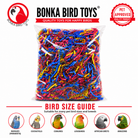 Colorful crinkle paper bird toy shreds for parrots, budgies, cockatiels, suitable for multiple bird sizes