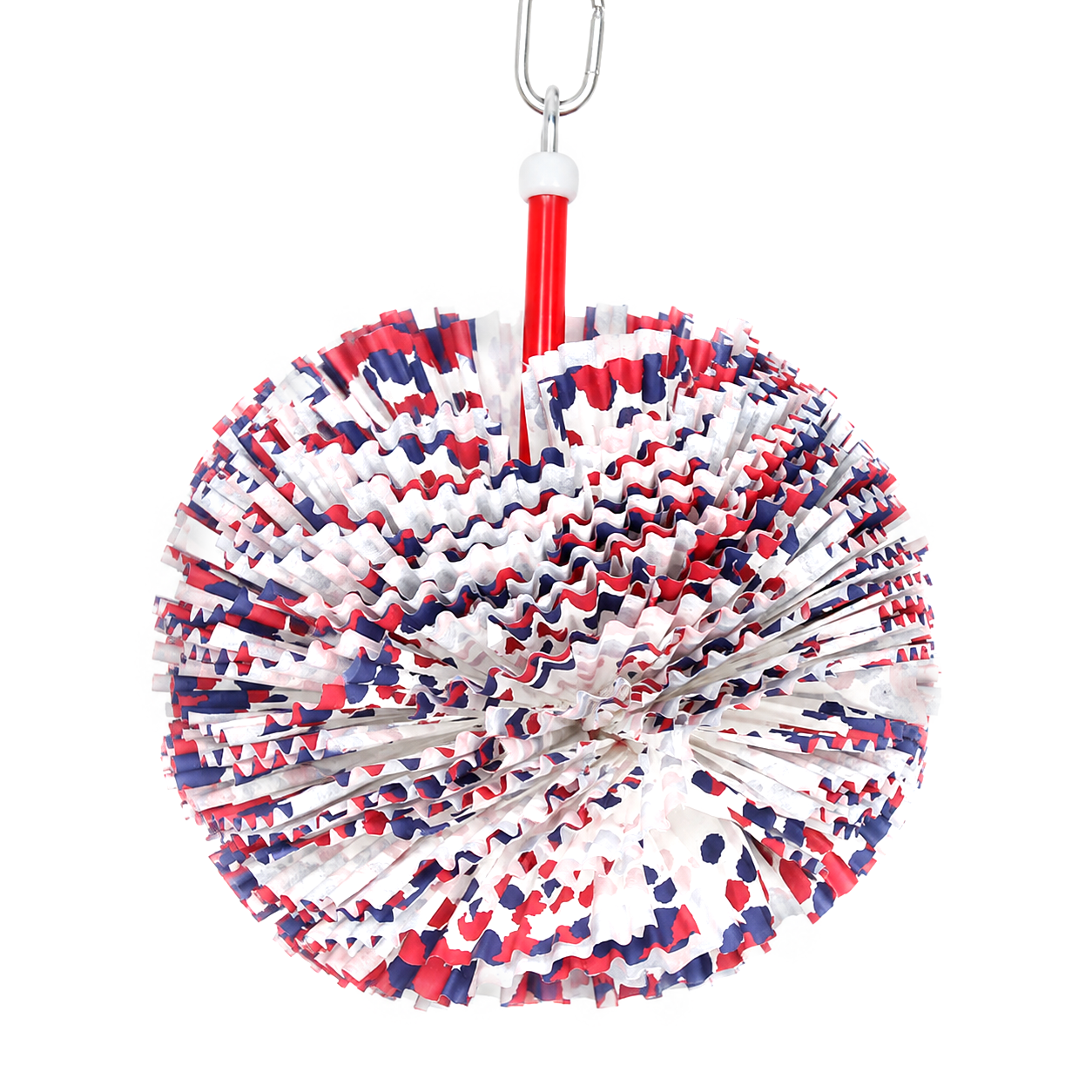 Purple Paper Puff Bird Toy for parrots