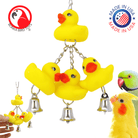 922 Ducky Ringer - Playful and Vibrant Bird Toy for Small to Medium Birds | Bonka Bird Toys - Bonka Bird Toys