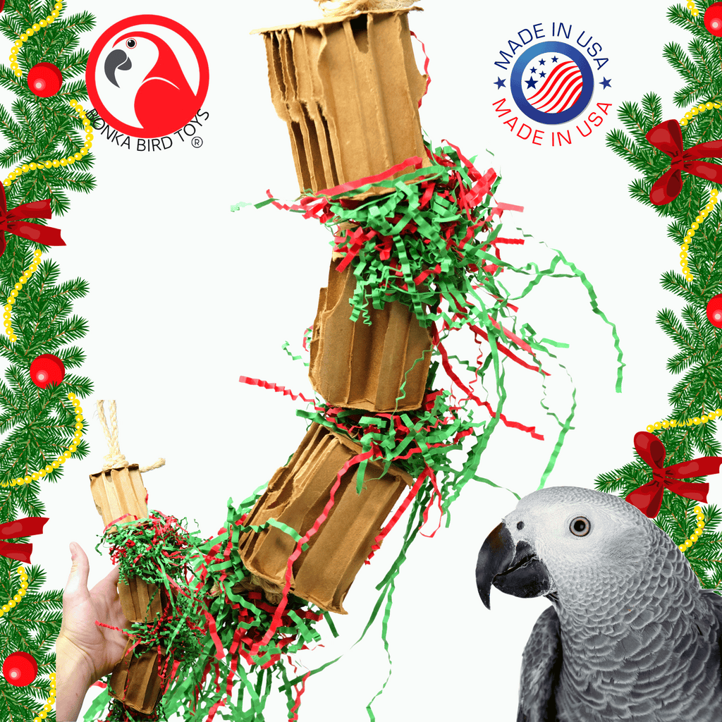 3831 Medium Christmas Gift Box - Bonka Bird Toys