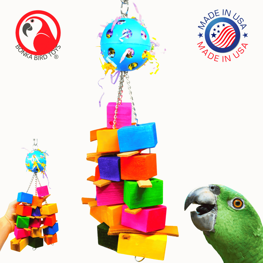 2932 Block Ball | Bonka Bird Toys